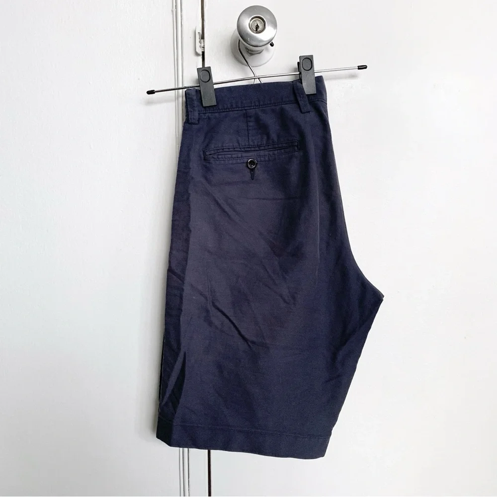 J.Crew Club Shorts Navy Blue Chino Casual Preppy Resortwear Summer Nautical Sail